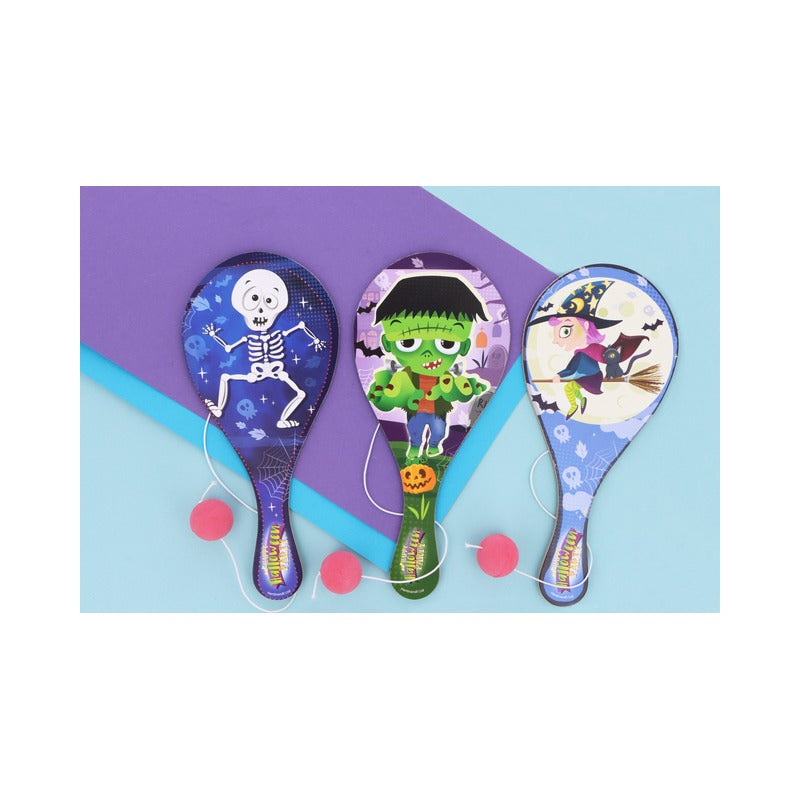 Halloween Paddle Bat & Ball (3)