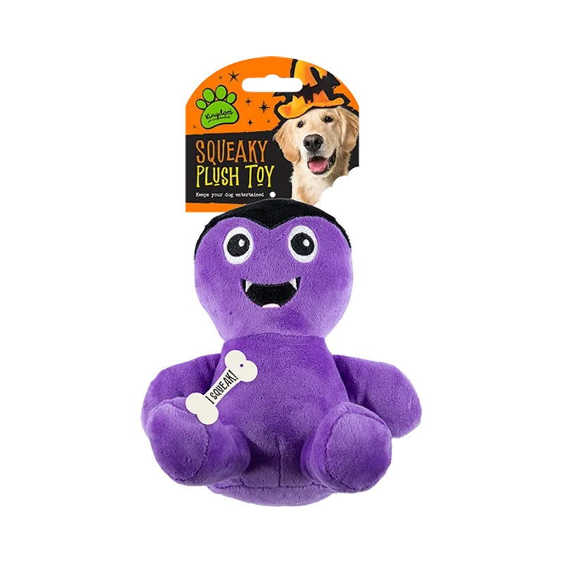 Halloween Plush Character Squeaky Dog Toy (3)