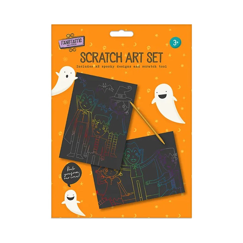 Halloween Scratch Art Set