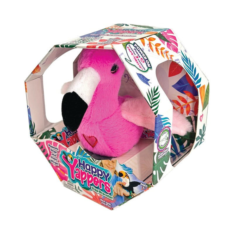Happy Yappers Flamingo Talking Bird Toy (1)