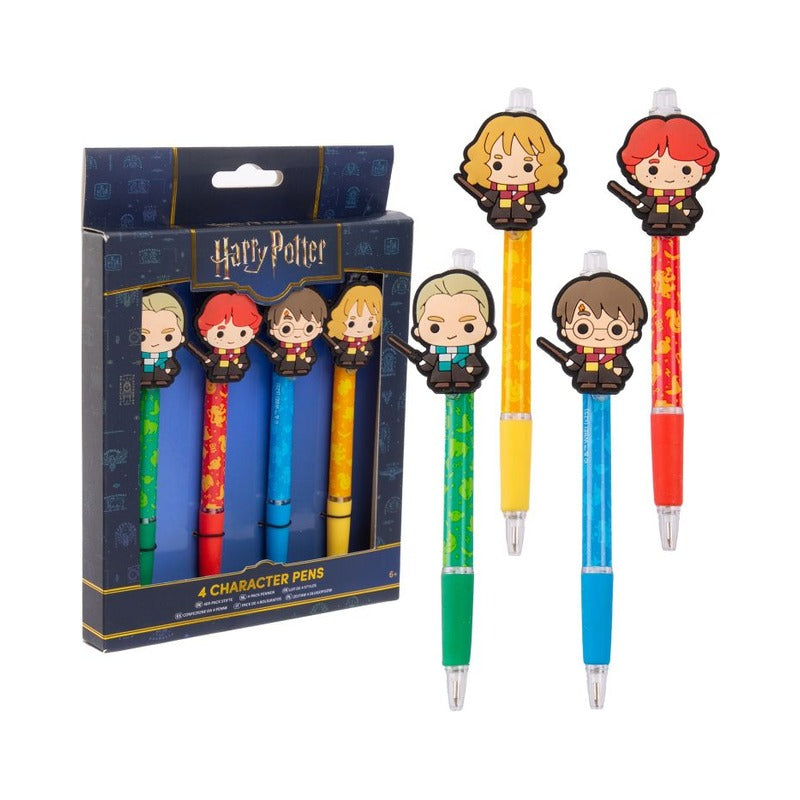 Harry Potter Character Pens - 4 Pack