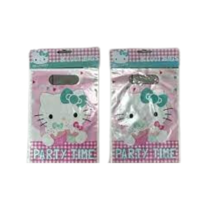 Hello Kitty 8 Loot Bags Party Time