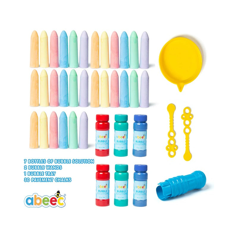 Bubble & Chalk Set - 40 Pieces
