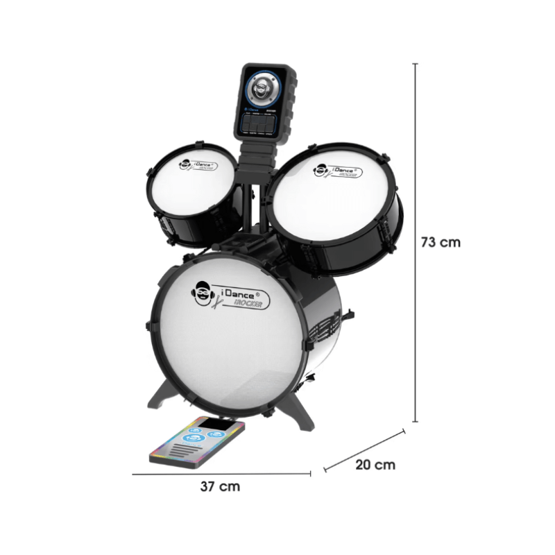 iDance iRocker Electronic Drum Kit Set Kids Drum Kit PoundFun