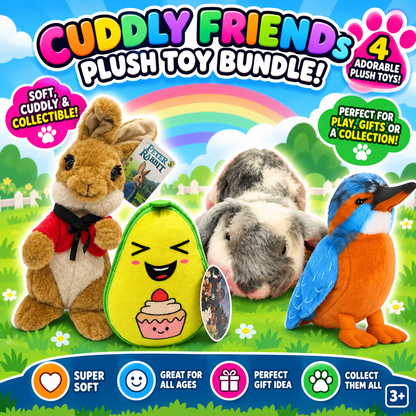 Cuddly Friends Plush Toy Bundle