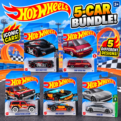 Hot Wheels 5-Car Bundle
