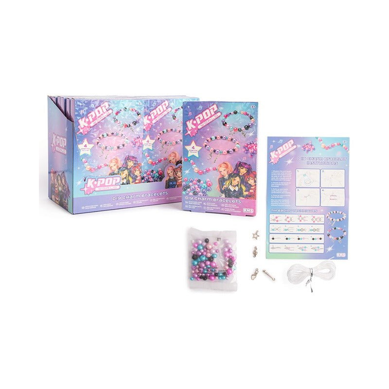 K-Pop World Make Your Own Pearl & Charm Bracelet