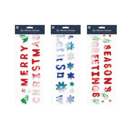 Large Christmas Gel Window Stickers (3)