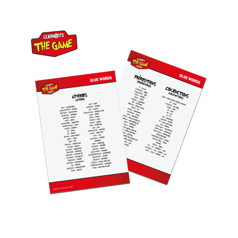 LEARNBOTS The Game - French Version