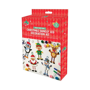 Make Your Own Dangly Leg Christmas Decorations 5 Pack