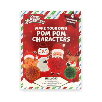 Make Your Own Pom Pom Christmas Characters