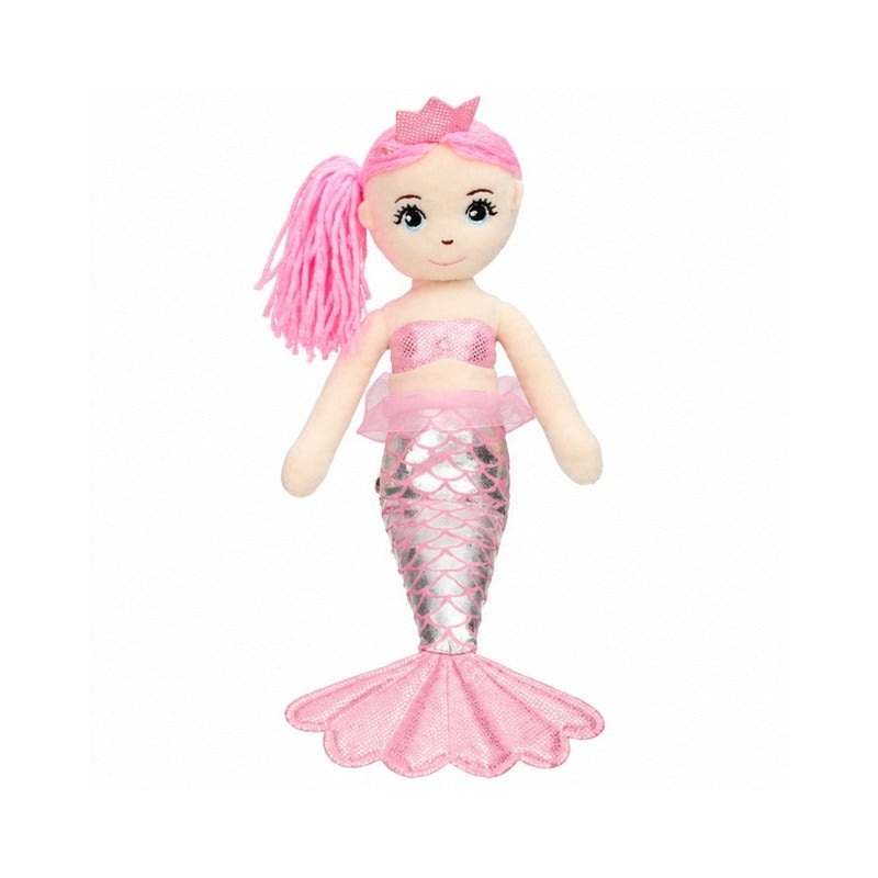 Mermaid Soft Plush Doll - Light Pink