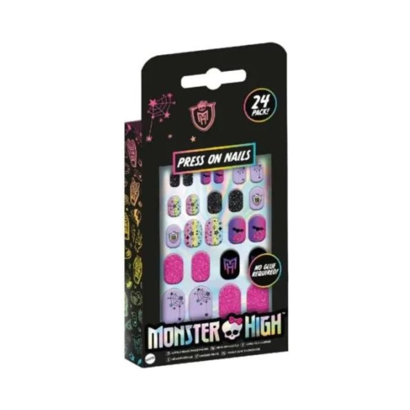 Monster High Press On Nails - 24 Pack