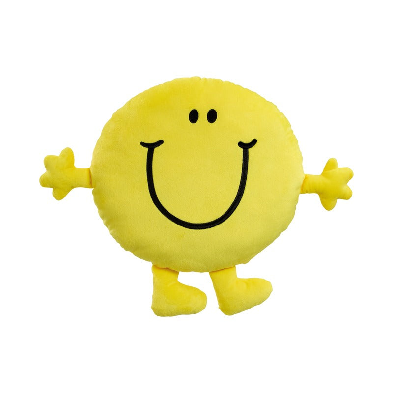 Mr Men Mr Happy Cushion