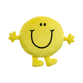 Mr Men Mr Happy Cushion