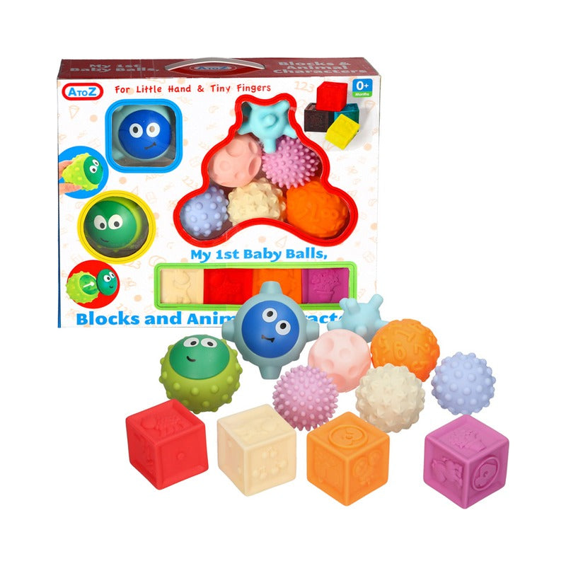My 1st Baby Balls, Blocks & Activity Cubes Set