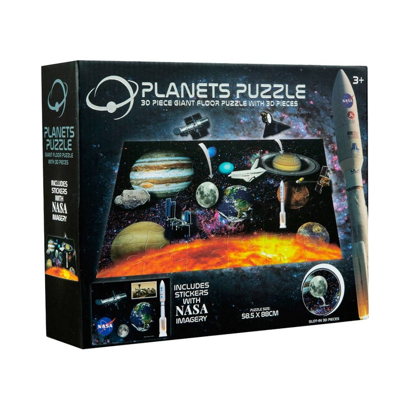 Nasa 30 Piece Giant Floor Puzzle with 3D Pieces