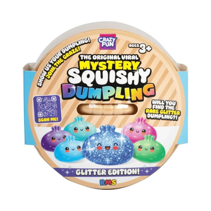 Original Viral Mystery Squishy Dumpling Glitter Edition
