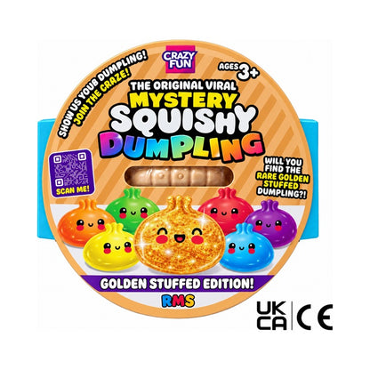 Original Viral Mystery Squishy Dumpling Golden Stuffed Edition