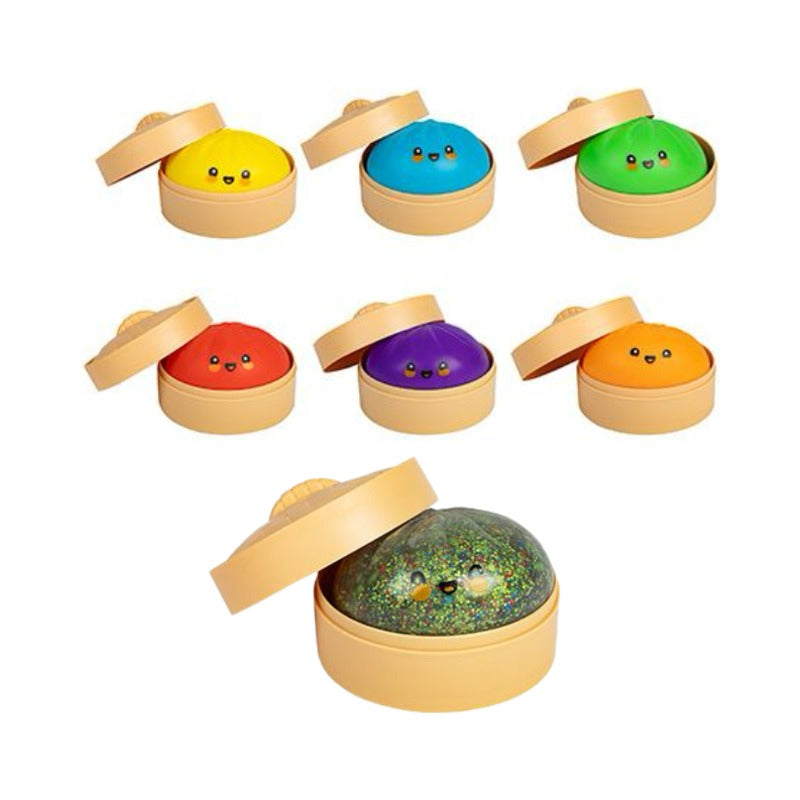 Original Viral Mystery Squishy Dumpling Rainbow Glitter Edition (1)