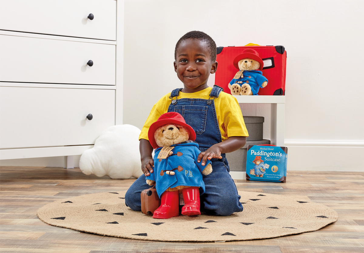 Paddington Bear Large Soft Toy with Boots and Suitcase (6)