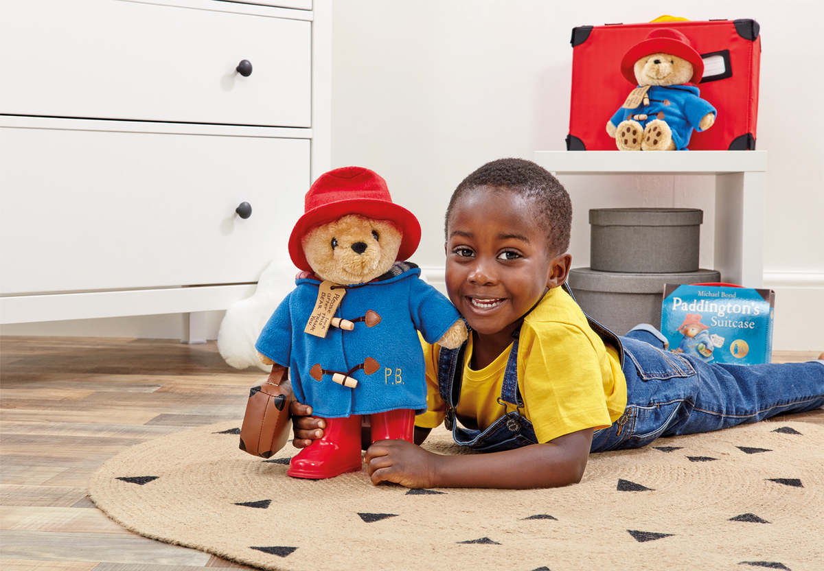 Paddington Bear Large Soft Toy with Boots and Suitcase (7)