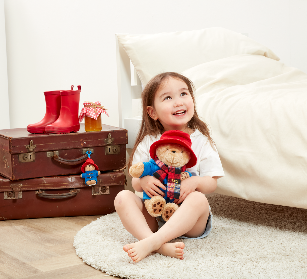 Paddington Bear Soft Toy with Scarf (4)