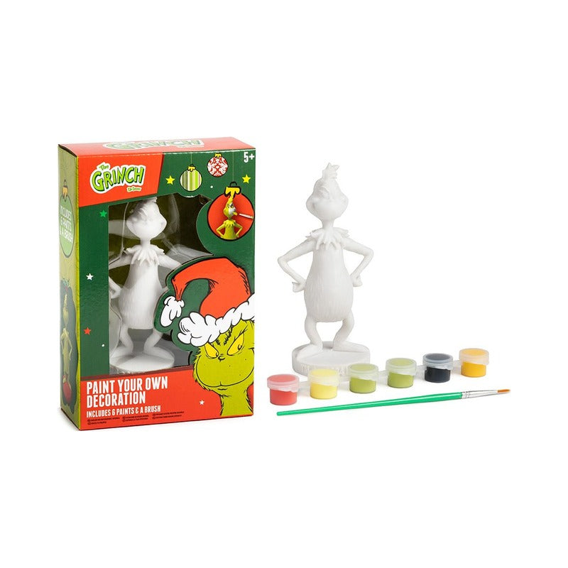 Paint Your Own Grinch Decoration Set