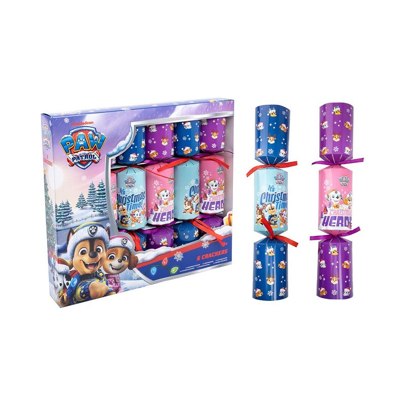 Paw Patrol Christmas Crackers - 6 Pack