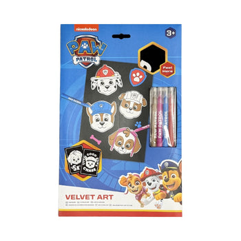 Paw Patrol Velvet Art Set
