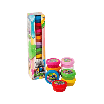 Wholesale 10 Mini Tubs Of Slime Pack - (Case of 12)