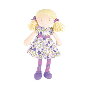 Peggy Doll with Blonde Hair and Lilac & Pink Dress