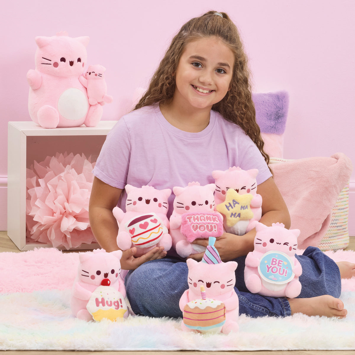 Pembe Happy Birthday 15cm Soft Toy (2)