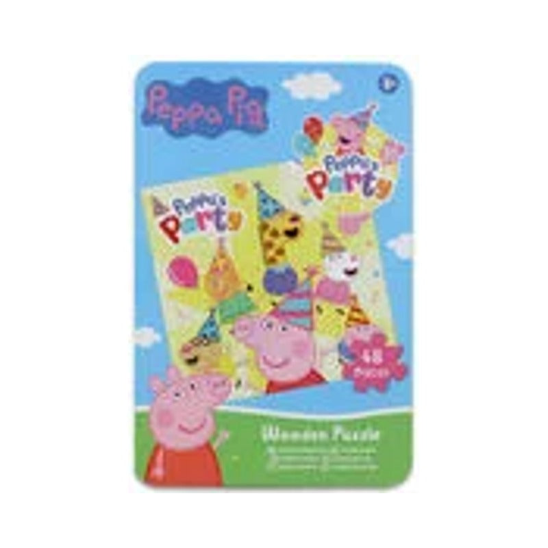 Peppa Pig 48 Piece Puzzle Tin