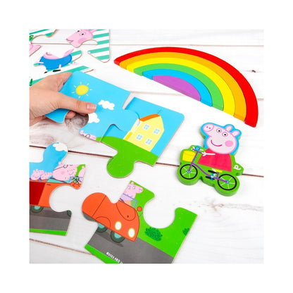 Peppa Pig Wooden Jigsaw Puzzle Set (3)