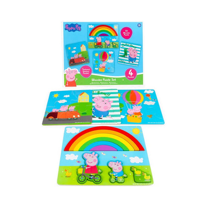 Peppa Pig Wooden Jigsaw Puzzle Set (5)
