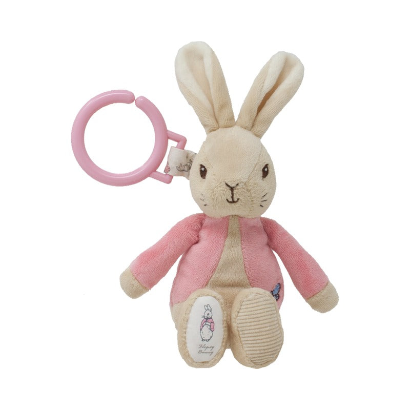 Peter Rabbit Flopsy Jiggle Attachable Pram Toy (1)