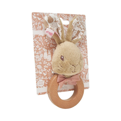 Peter Rabbit Flopsy Signature Baby Ring Rattle (1)