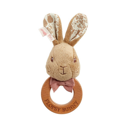Peter Rabbit Flopsy Signature Baby Ring Rattle (3)