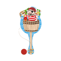 Wholesale Pirate Paddle Bat & Ball - (Case of 12)