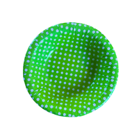 Wholesale Amazing Celebration Party Bowls - Green Polka Dots - (Case of 12)