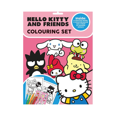 Wholesale Hello Kitty Colouring Set - (Case of 12)