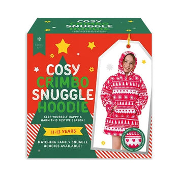 Red Cosy Christmas Snuggle Hoodie - 11-13 Years