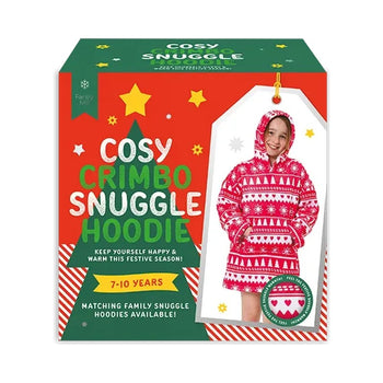 Red Cosy Christmas Snuggle Hoodie - 7-10 Years
