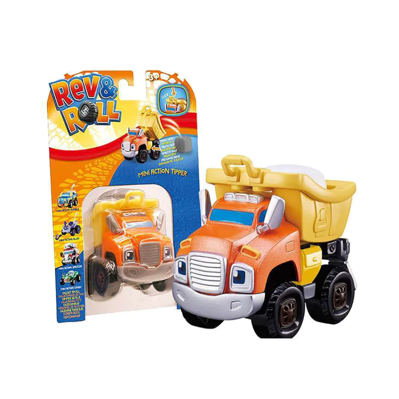Wholesale Rev And Roll Mini Action Tipper - (Case of 12)