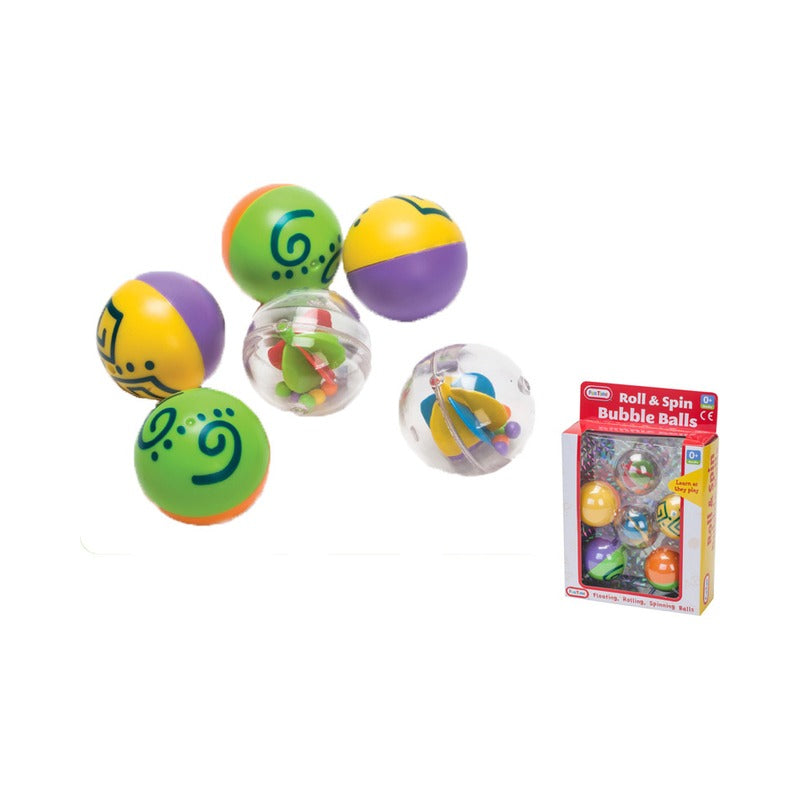 Roll & Spin Bubble Balls Development Baby Toy