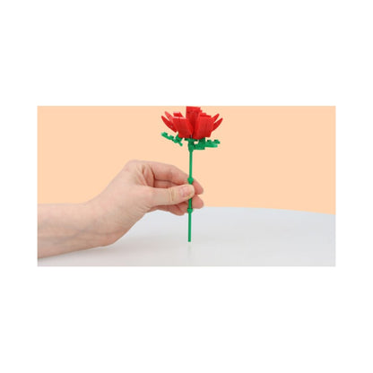 Rose Flower Building Block Kit (1)