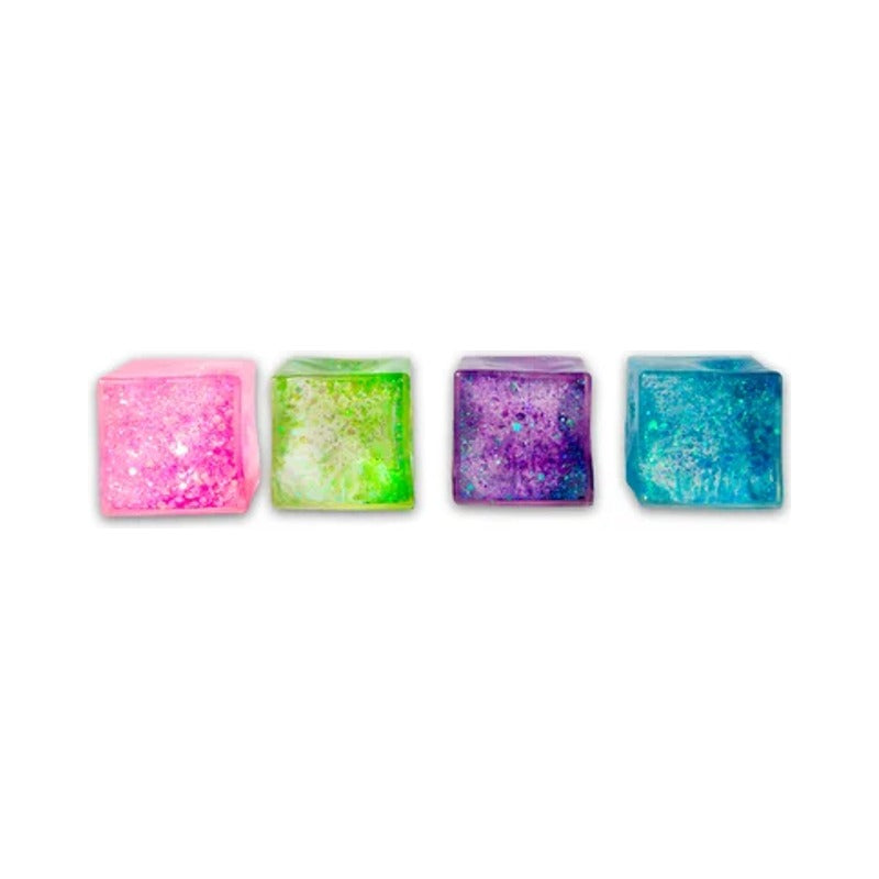 Scrunchems Glitter Sugar Cube Squishy Toy (2)