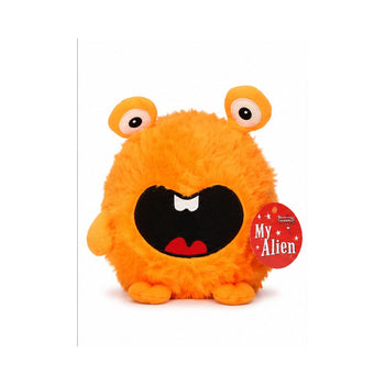 Soft Monster Orange Plush Toy