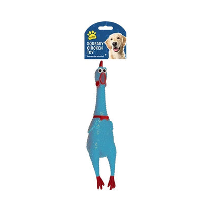 Squeaky Chicken Dog Toy (1)